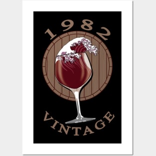 Wine Lover Birthday - 1982 Vintage Posters and Art